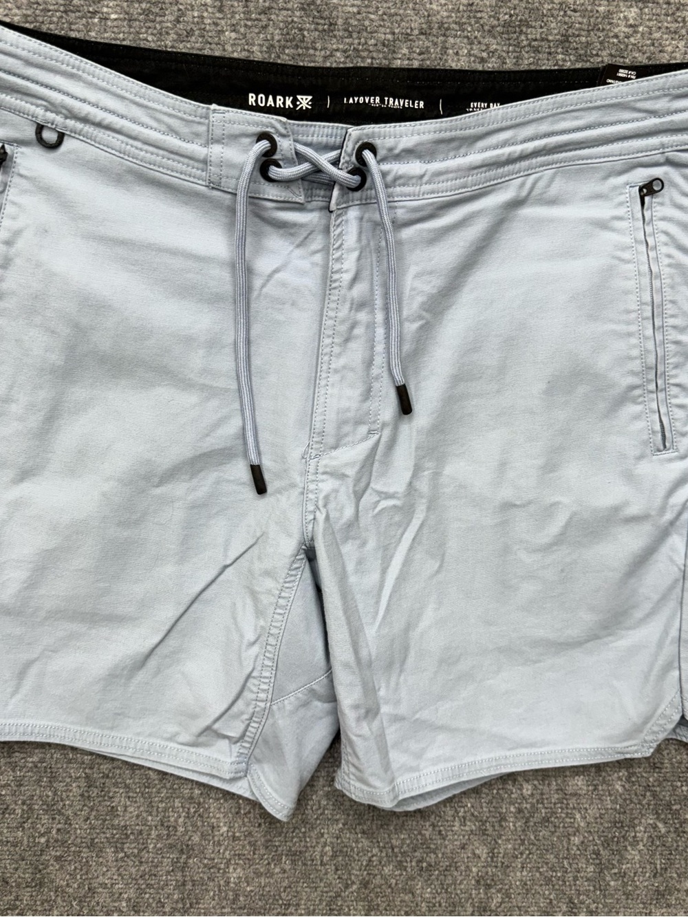 Roark Layover Traveler Pale Blue Men's Hybrid Shorts